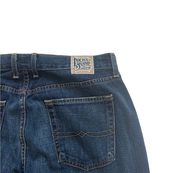 Lucky Brand By Gene Montesano Women’s Classic Rider Denim Dark Jeans Size 14/32 - Picture 6 of 8